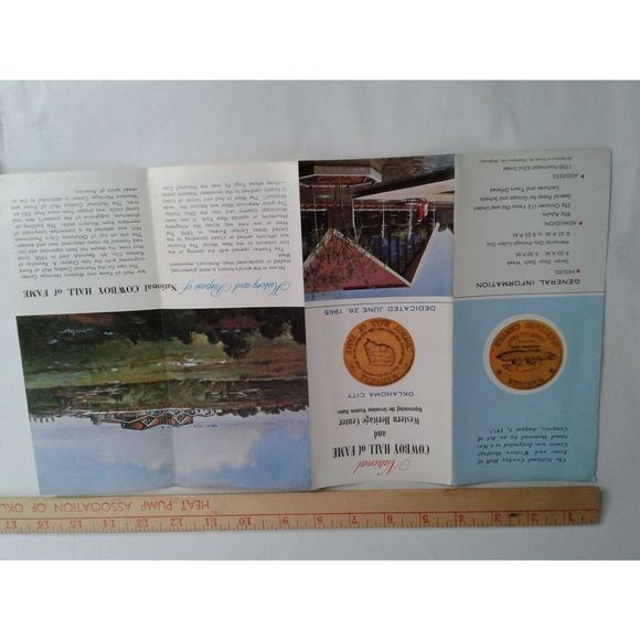 National Cowboy Hall of Fame and Western Heritage Center Oklahoma Map - Picture 4 of 6